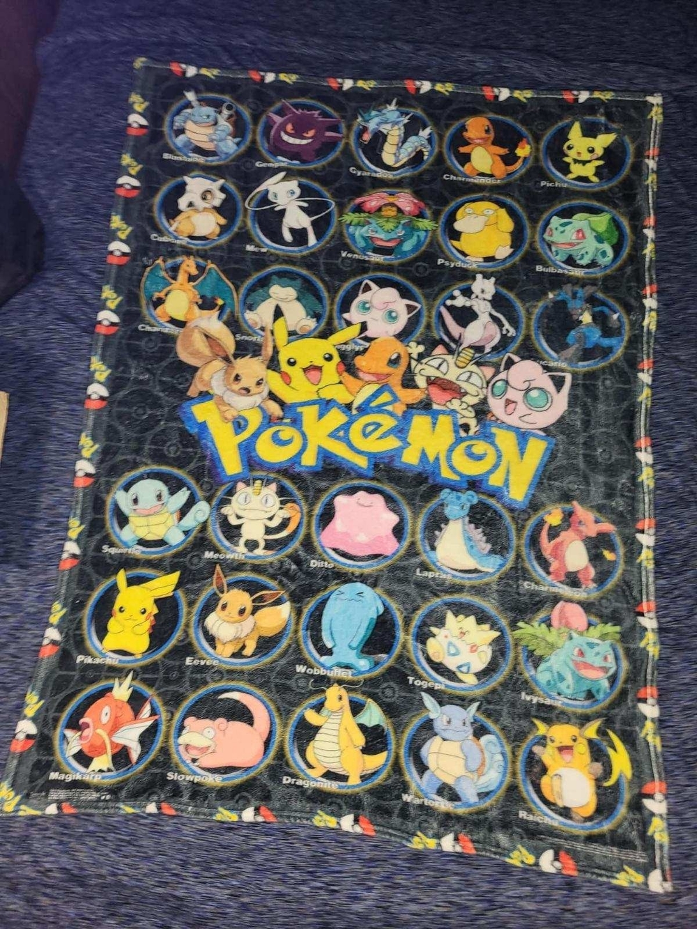 pokemon 40x50 throw blanket